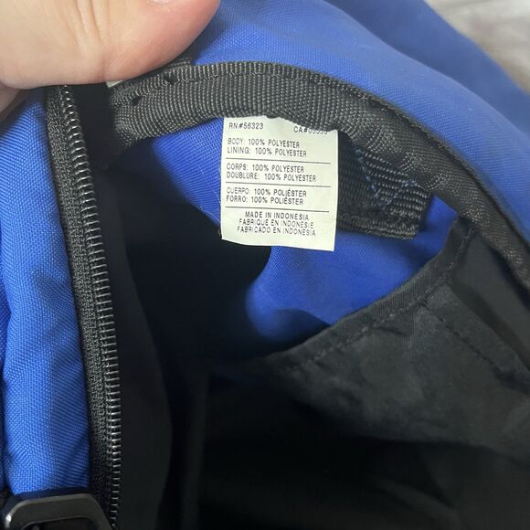 Nike Large Royal Blue & Black Gym Duffel Bag Carry-On Travel Swoosh - Picture 6 of 7